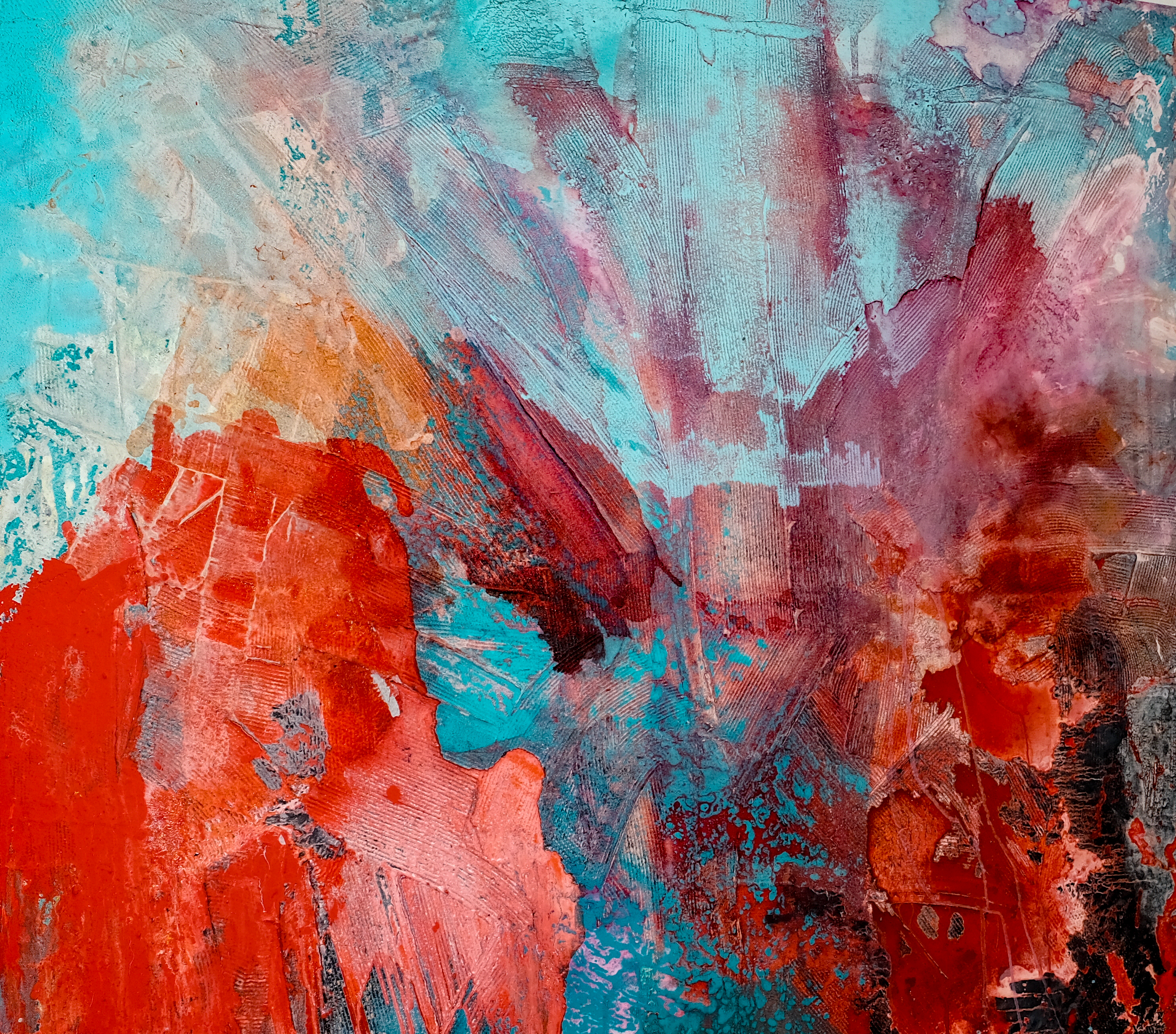 Abstrakte Malerei — Original auf Leinwand